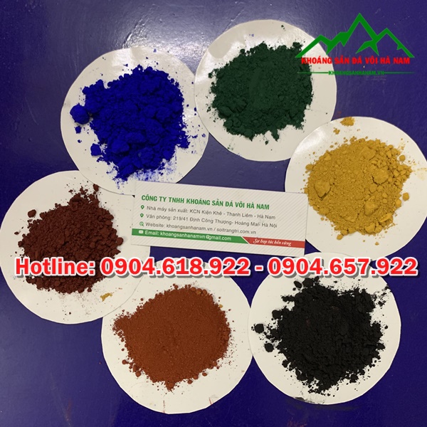 Bột màu oxit sắt trong công nghiệp
