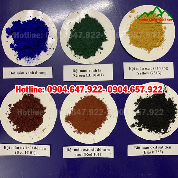 bột đá, bột màu mài granito