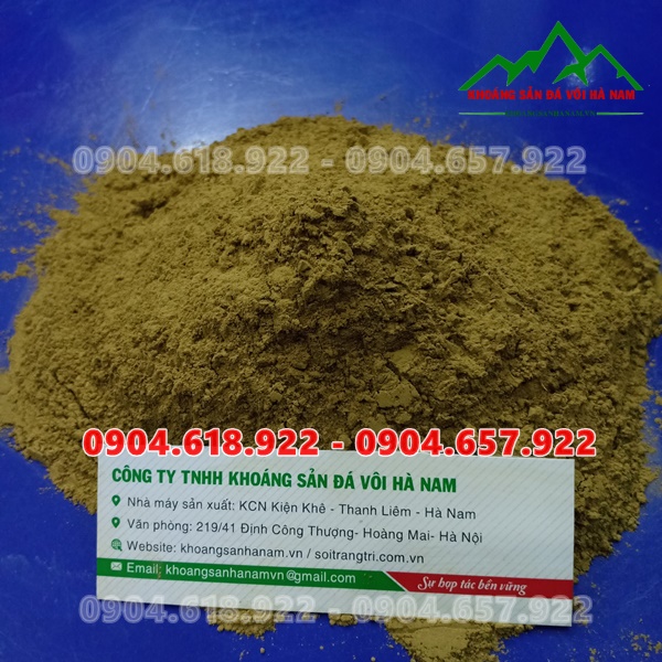 Bentonite làm phụ gia cho thức ăn chăn nuôi.