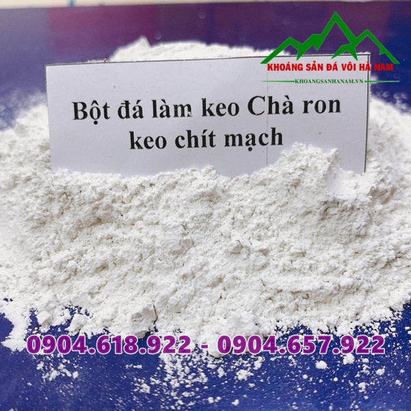 Bột đá siêu mịn làm keo chà ron, keo chít mạch