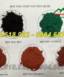 Bột màu đỏ nâu hàn quốc