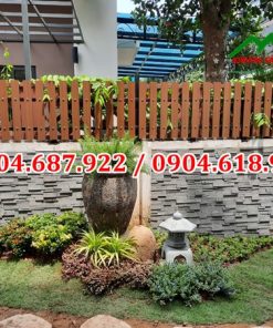 đá ghép ong xám ốp chân tường