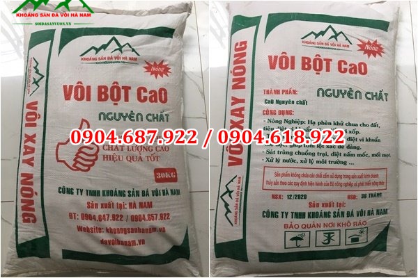 Vôi bột xử lý chuồng trại