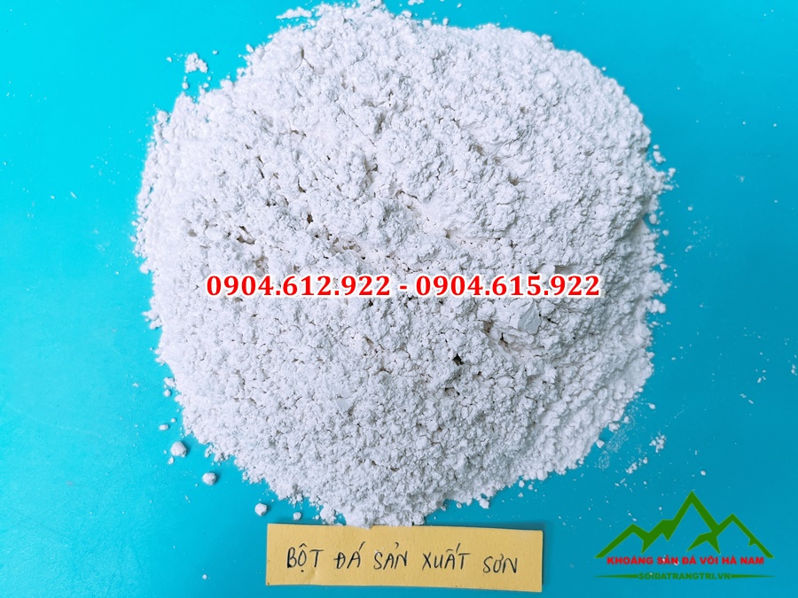 bột đá caco3 cho sản xuất sơn