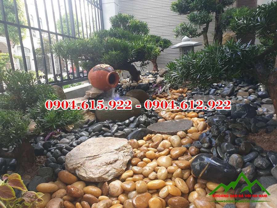 Thi công sỏi vàng tự nhiên - 0904615922