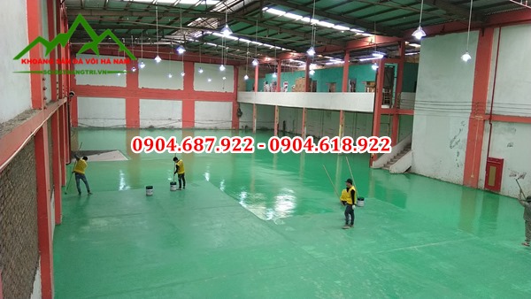 cát thạch anh trộn sơn epoxy