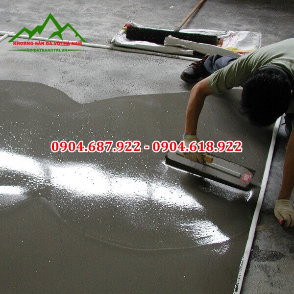 cát thạch anh pha sơn epoxy