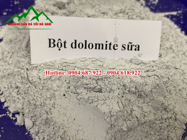 Sản xuất dolomite sữa