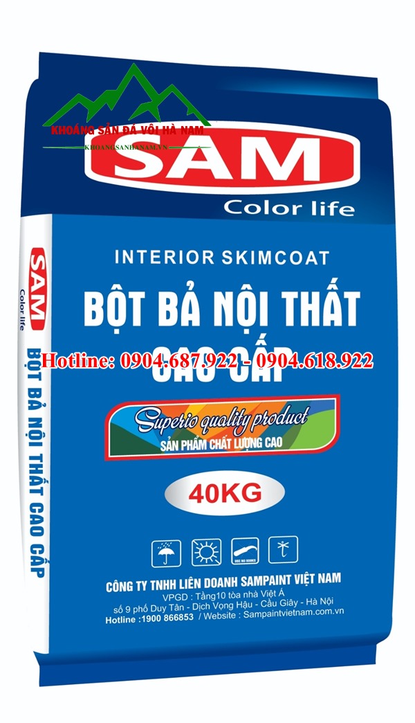 bột đá sản xuất bột bả