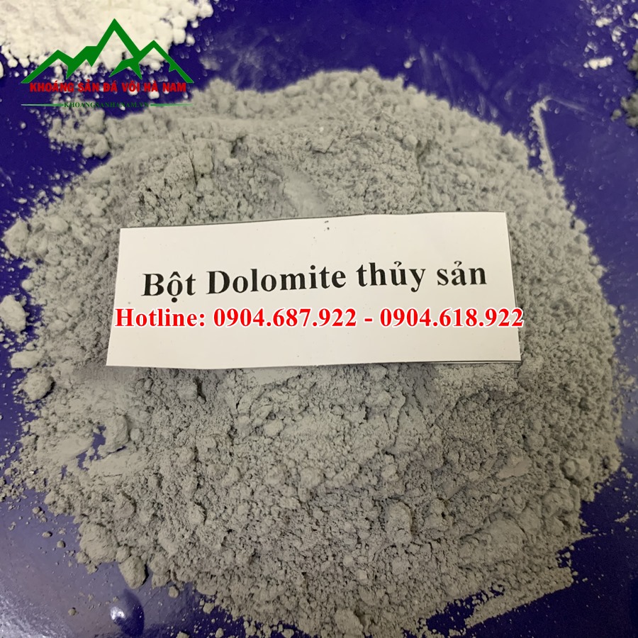 sản xuất khoáng dolomite thủy sản