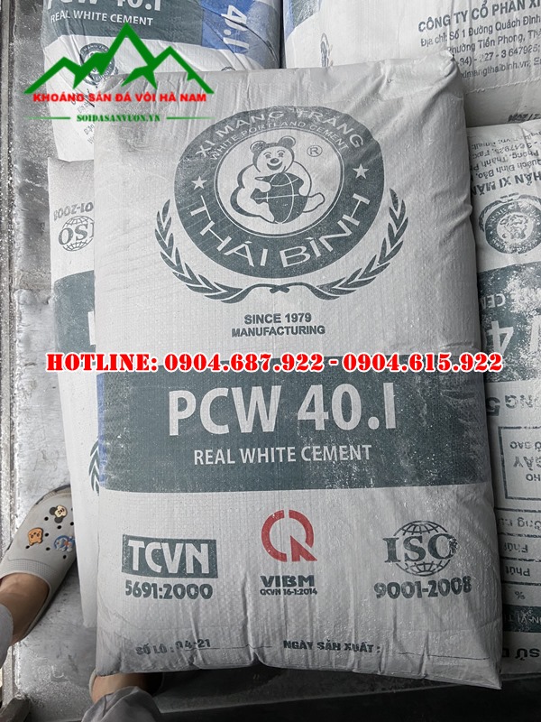 bán xi măng trắng pcw 40i