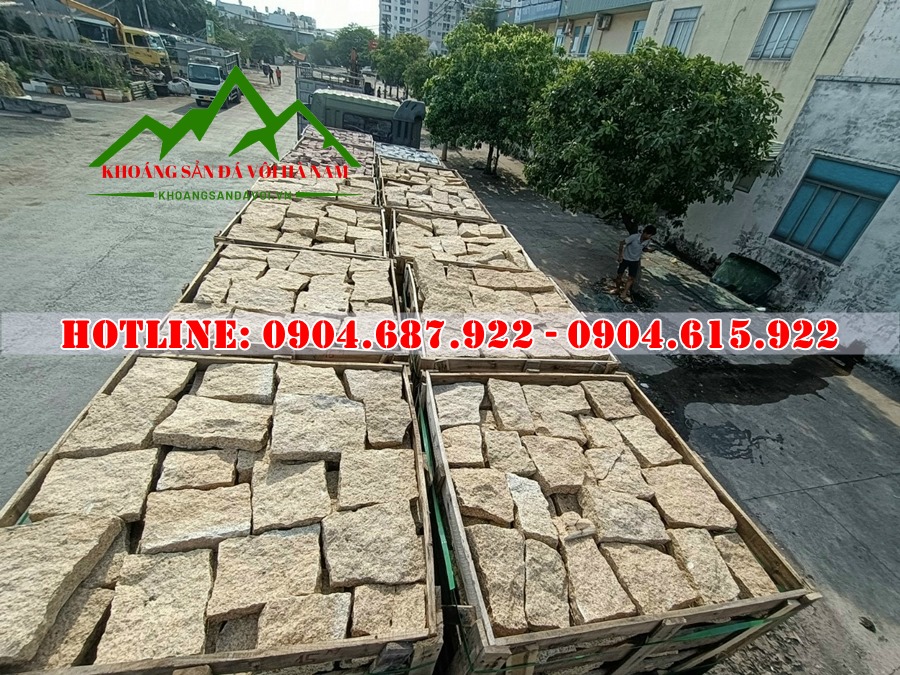 phân phối đá rối vàng granite