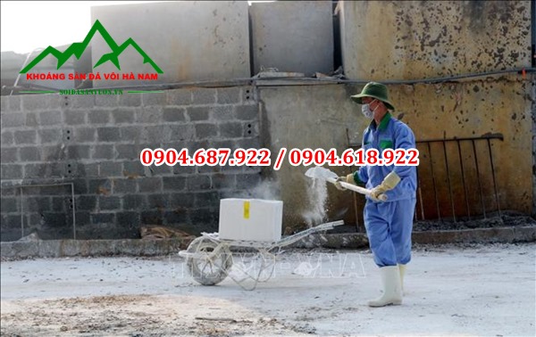 phân phối vôi bột dạp dịch