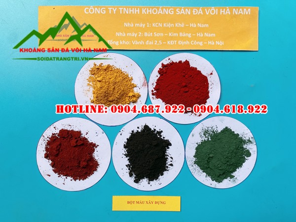 báo giá bột màu công nghiệp 2026
