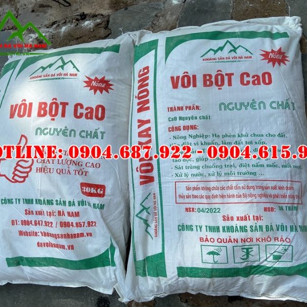 Vôi bột nông nghiệp