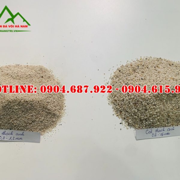 mẫu cát thạch anh phun gỉ set