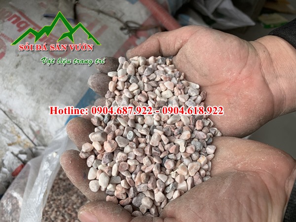 Sỏi hồng quay 4-6mm