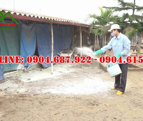 cung cấp vôi bột khử trùng