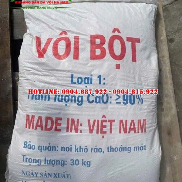 bán vôi bột khử trùng